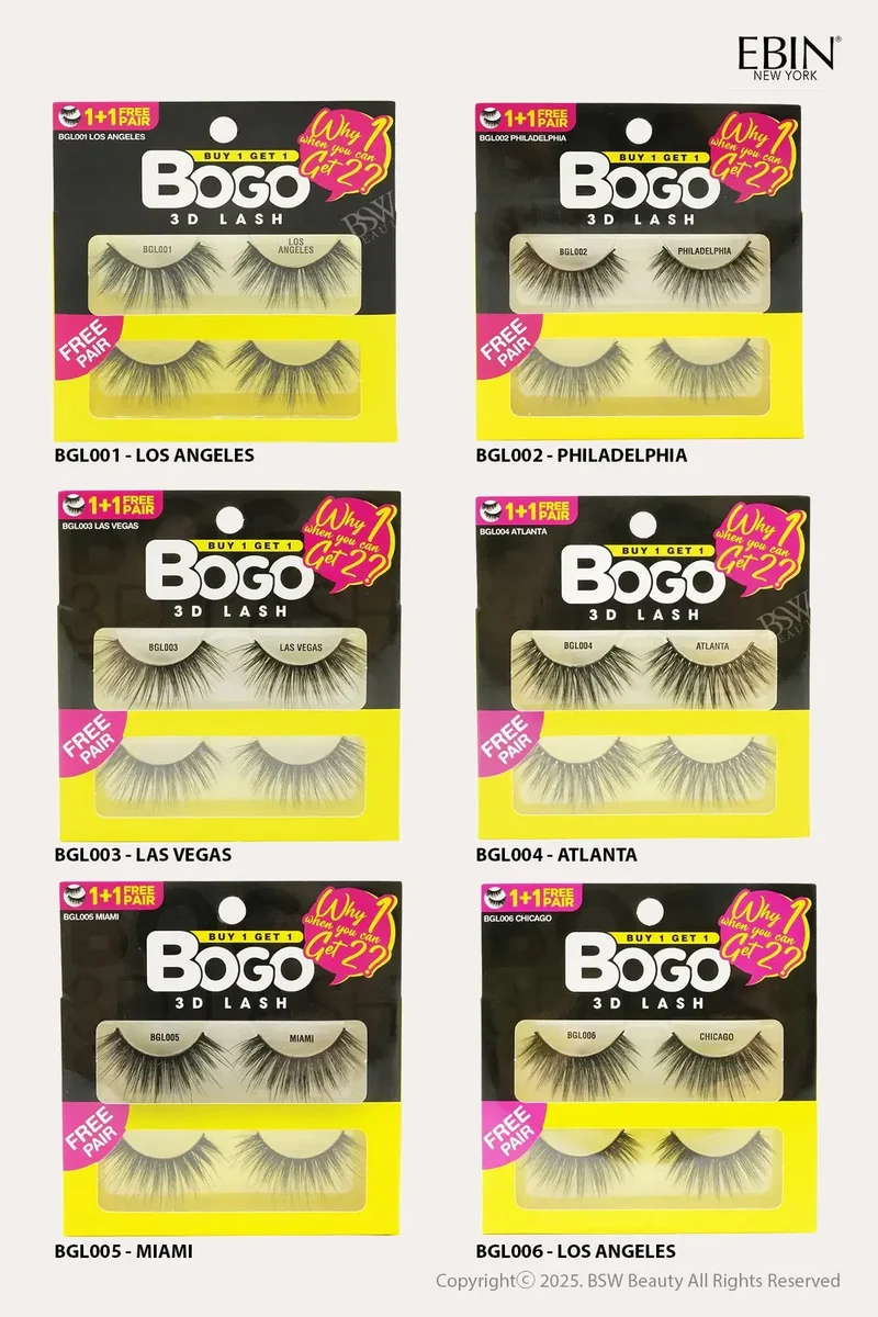 EBIN BOGO 3D EYELASHES