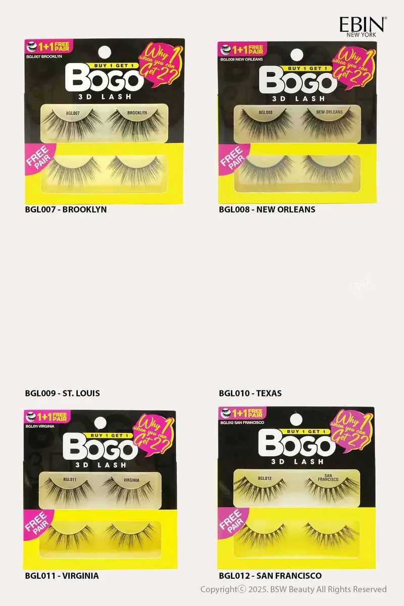 EBIN BOGO 3D EYELASHES