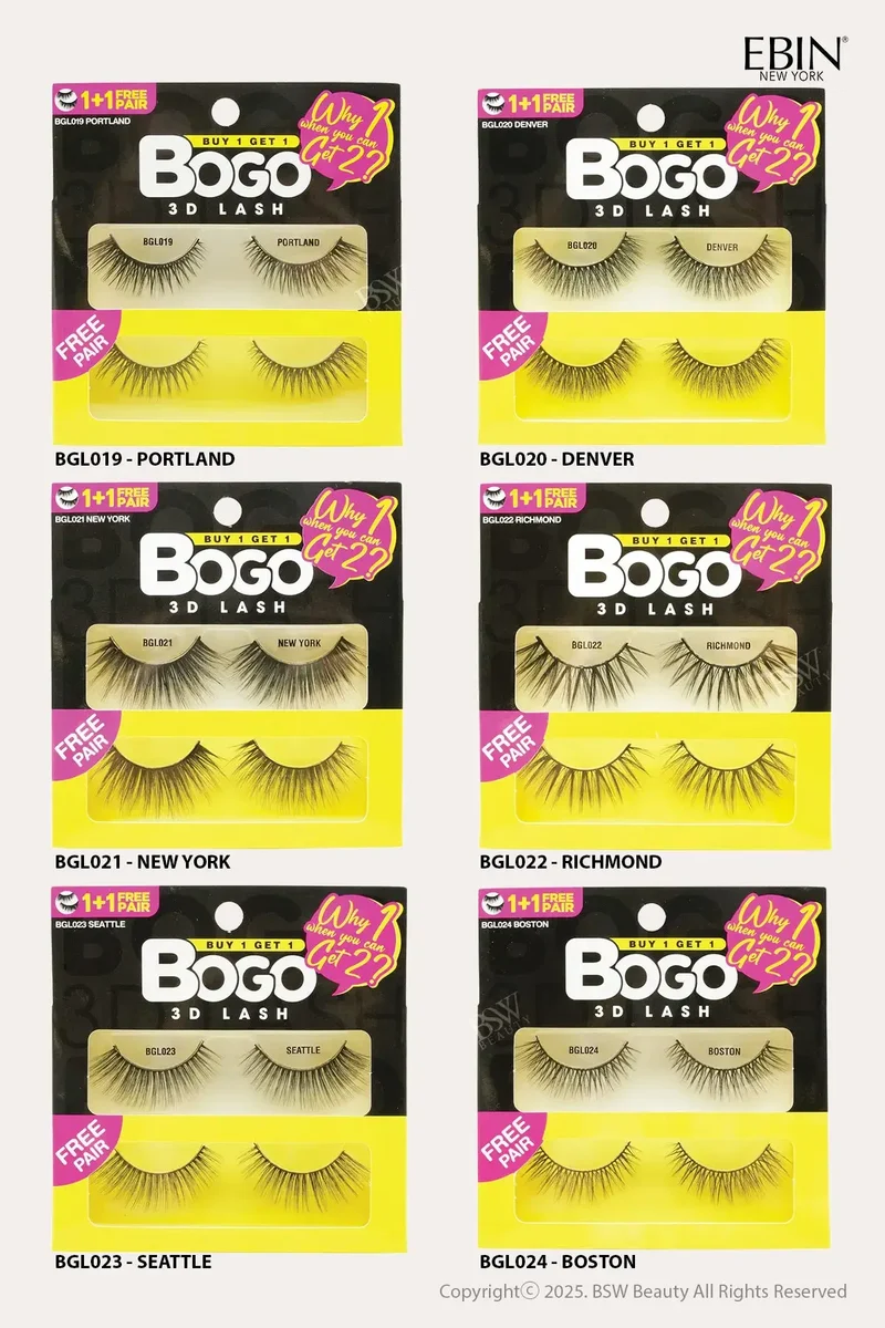 EBIN BOGO 3D EYELASHES