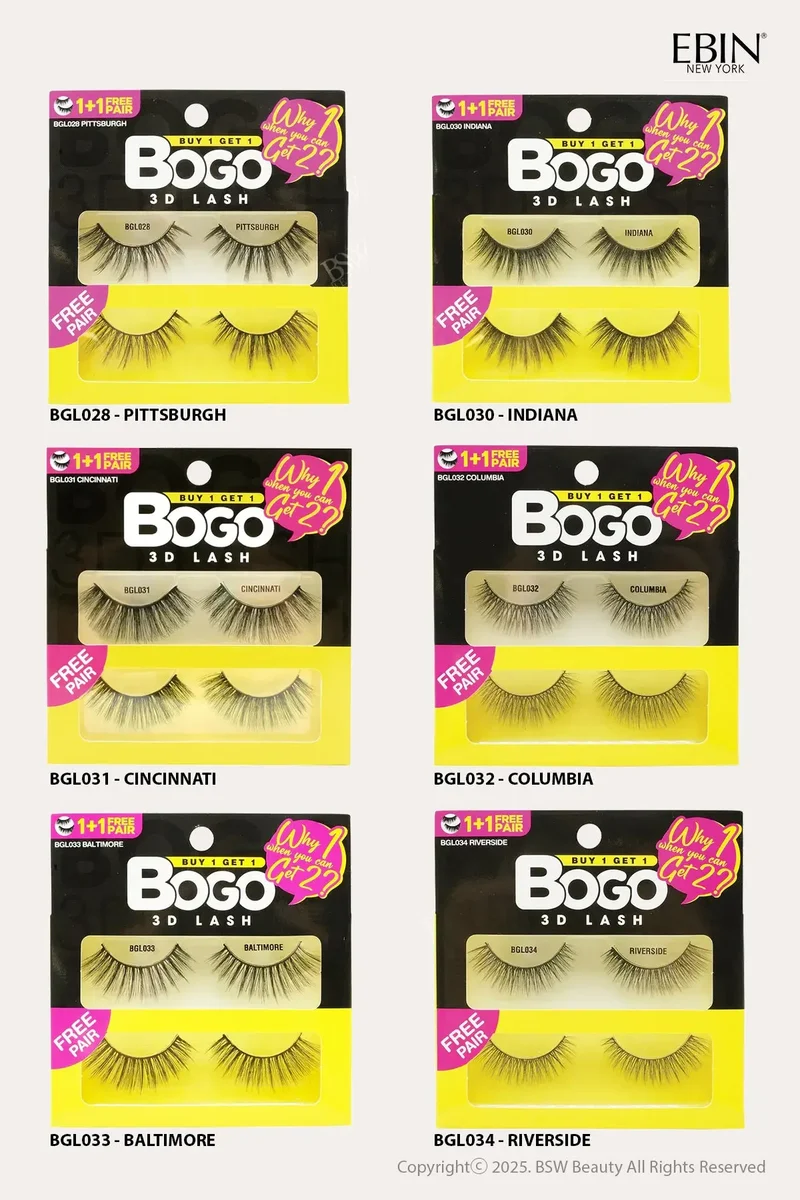 EBIN BOGO 3D EYELASHES