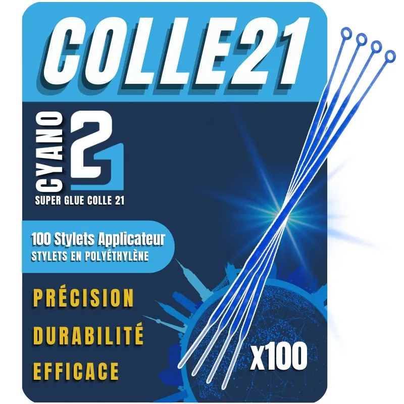 ✨ 100 Stylets Applicateurs en Polyéthylène professionnelle de précision pour le Bricolage & Modélisme ! ✨🔆