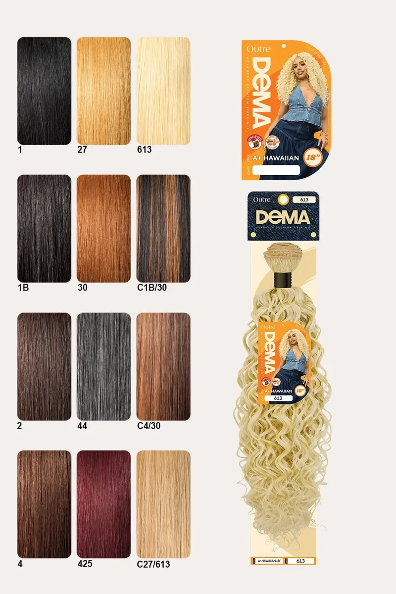 OUTRE DEMA A+ WEAVE BUNDLE - HAWAIIAN 18