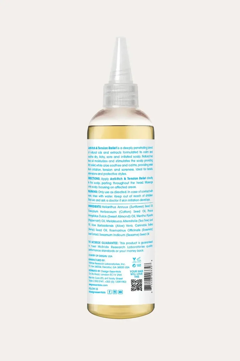 DESIGN ESSENTIAL SCALP CARE ANTI-ITCH & TENSION RELIEF 4oz