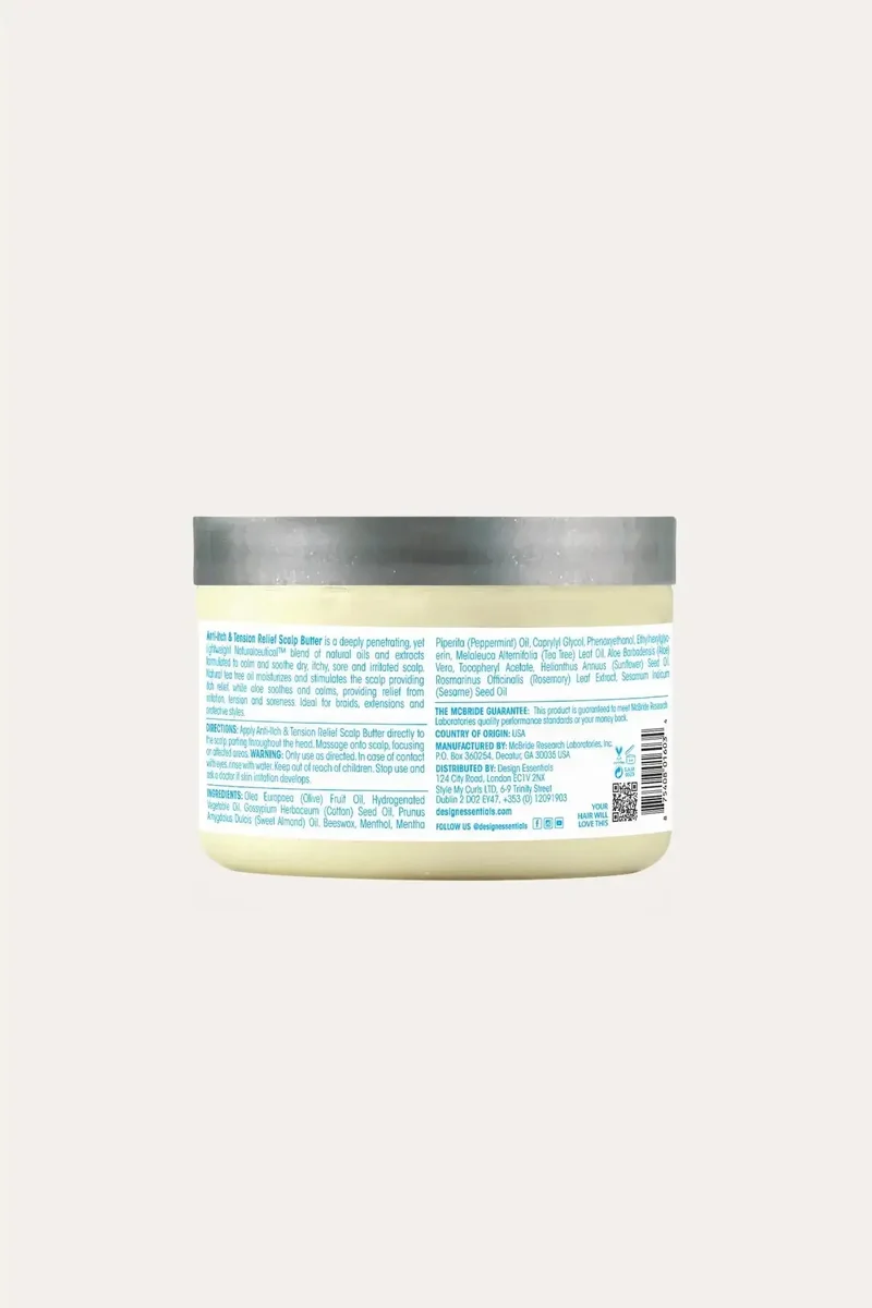 DESIGN ESSENTIAL SCALP CARE ANTI-ITCH & TENSION RELIEF SCALP BUTTER 5oz