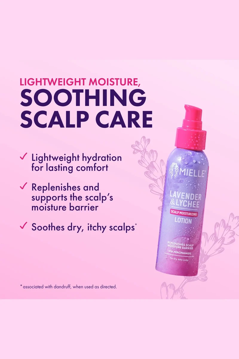 MIELLE LAVENDER & LYCHEE DAILY SCALP MOISTURIZING LOTION