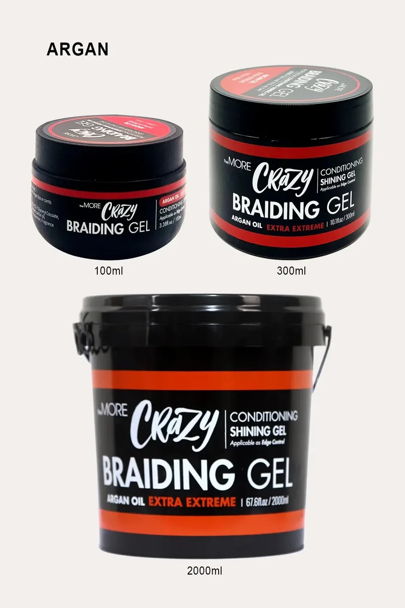 THE MORE CRAZY BRAIDING GEL EXTRA EXTREME HOLD