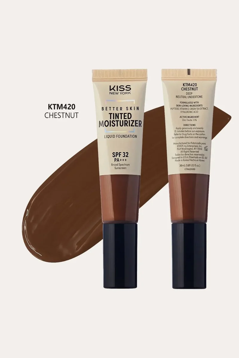 KISS NEW YORK HYDRATING TINTED MOISTURIZER SPF 32 PA+++ 30ml