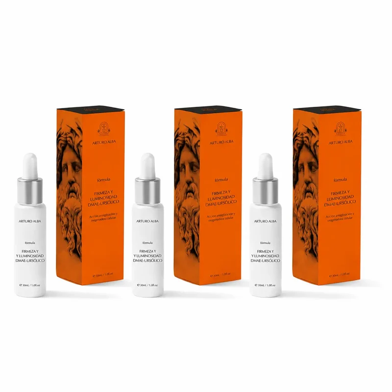 Arturo Alba Formule Fermeté et Éclat DMAE-Ursolique 30 ml, lot de 3