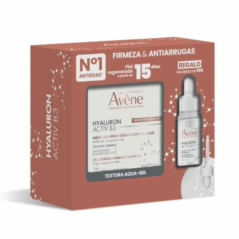Avène Pack Hyaluron Activ B3 Aqua Gel-Cellulaire Crème Régénératrice + Sérum Anti-Age