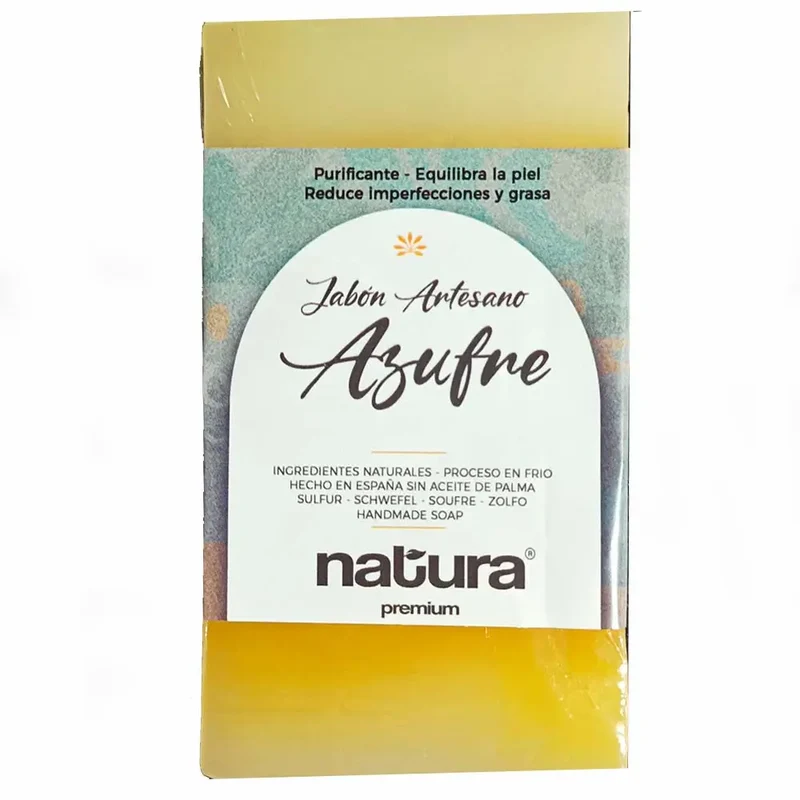 Natura Premium Savon Artisanal Soufre, 107,7 gr