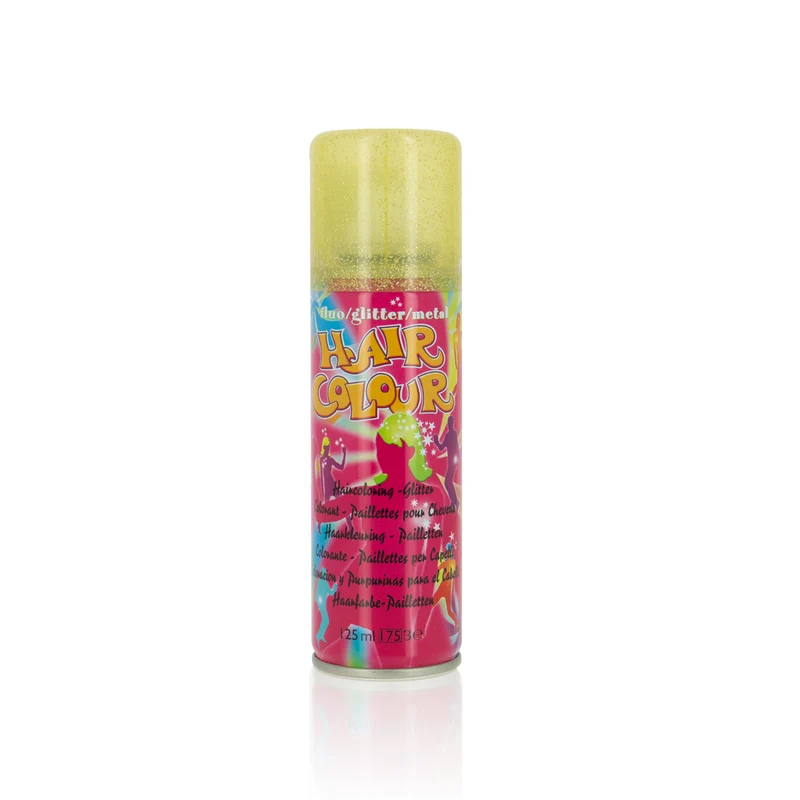 Spray à paillettes pour cheveux
