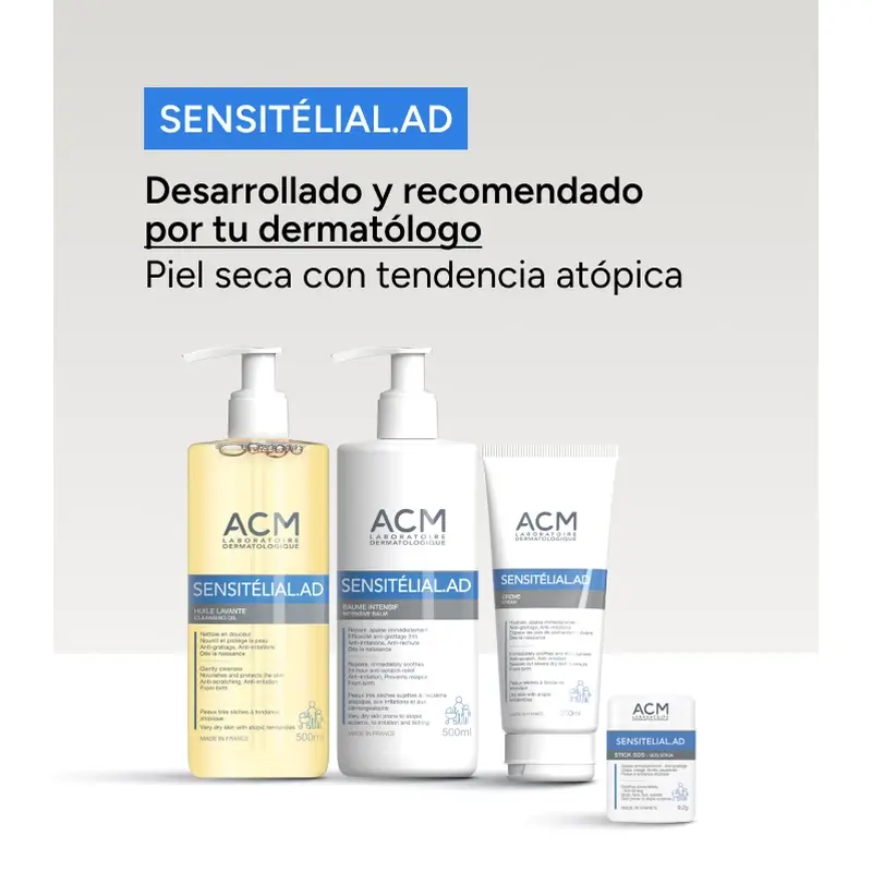 Acm Laboratoires Sensitelial.Ad Huile lavante 500 Ml