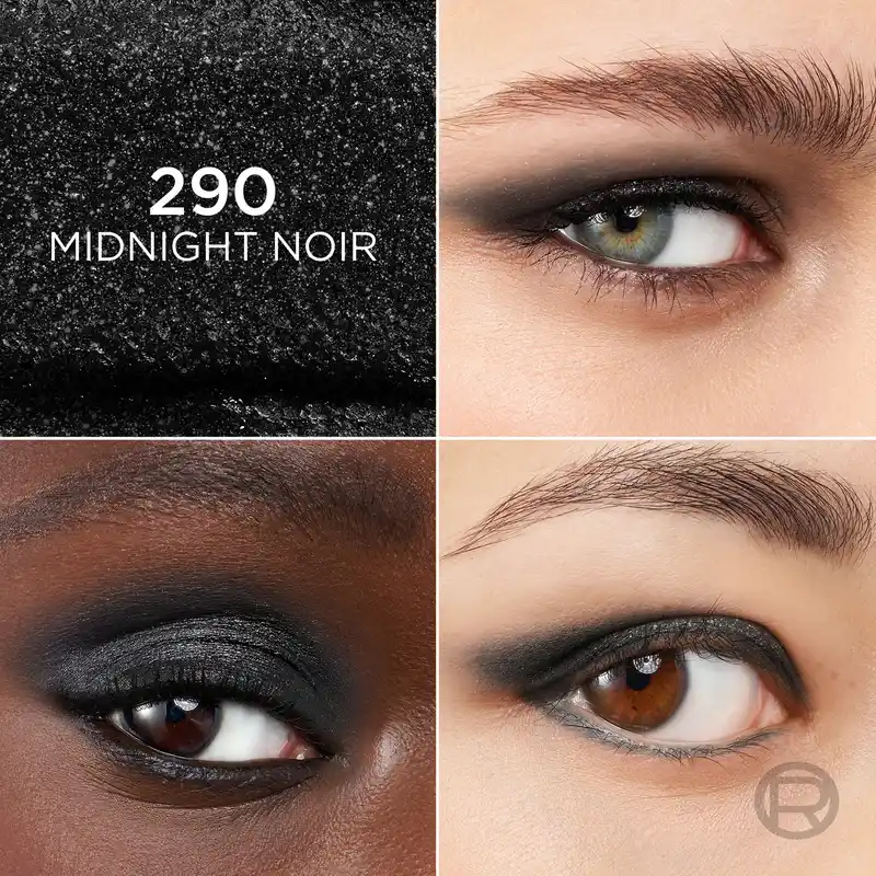 L'Oreal Paris Paradise Les Shadow Sticks Smokey Creamy Blendable Eyeshadow Midnight Noir