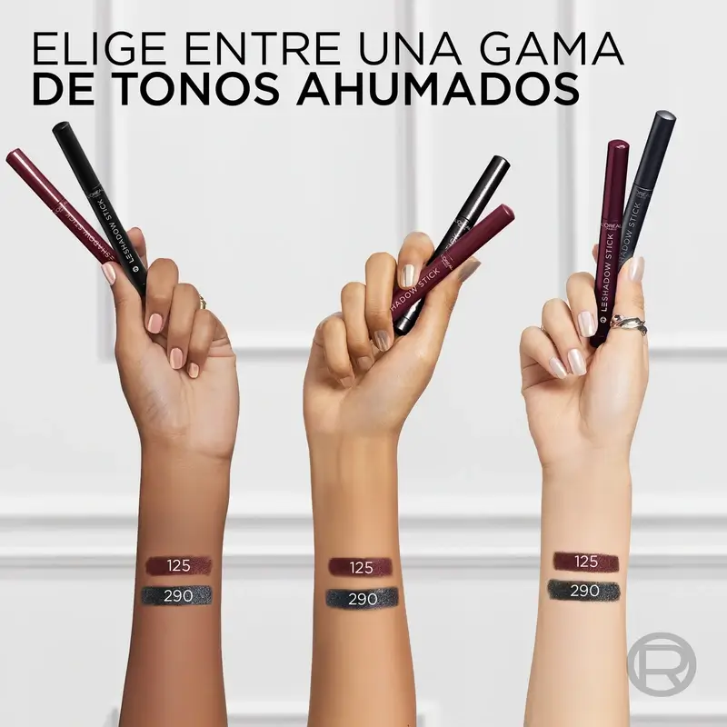 L'Oreal Paris Paradise Les Shadow Sticks Smokey Creamy Blendable Eyeshadow Midnight Noir