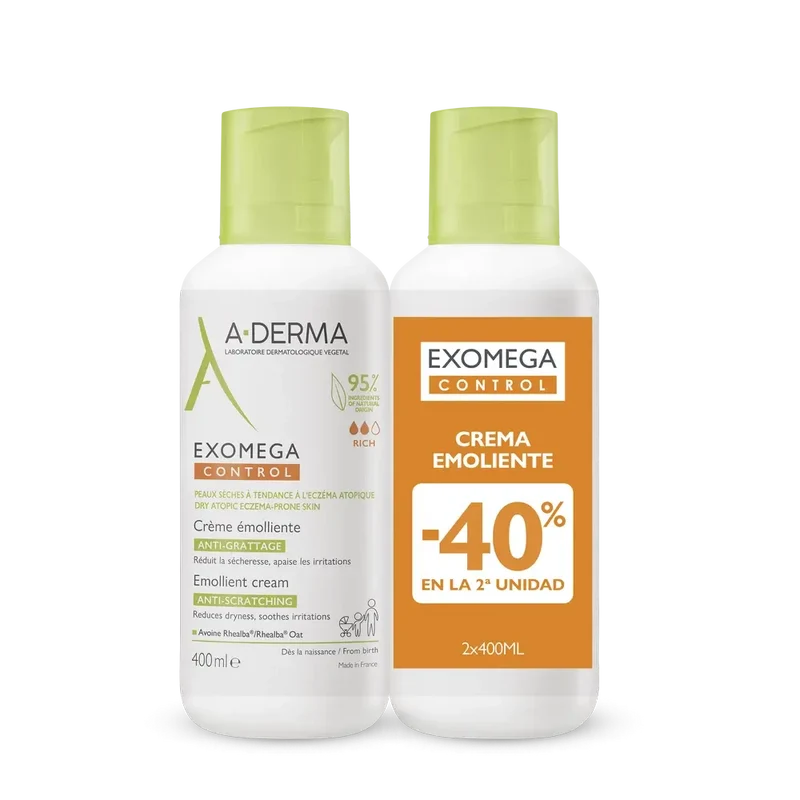 A-Derma Crème Exomega 2 X 400Ml