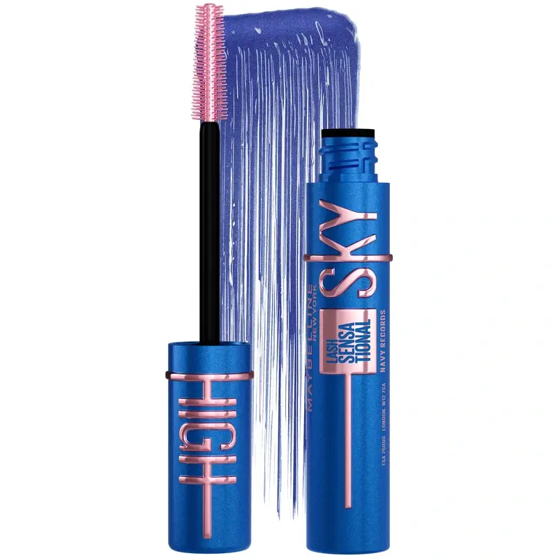 Maybelline New York Lash Sensational, Sky High Waterproof Mascara, Navy Blue, 1 pc.