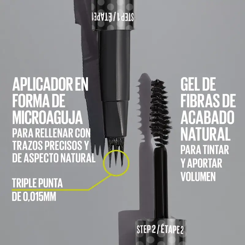 Crayon à sourcils Brow Insert de Maybelline New York, brun noir, 1,25 ml
