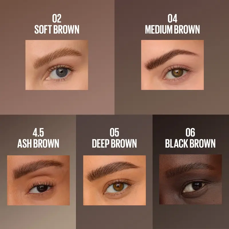 Maybelline New York Crayon à sourcils Brow Insert, brun moyen, 1,25 ml