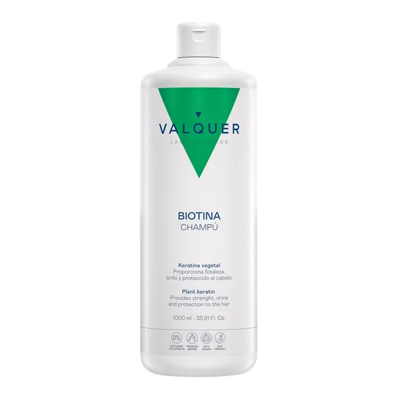 Valquer Shampooing Biotine et Kératine, 1 L