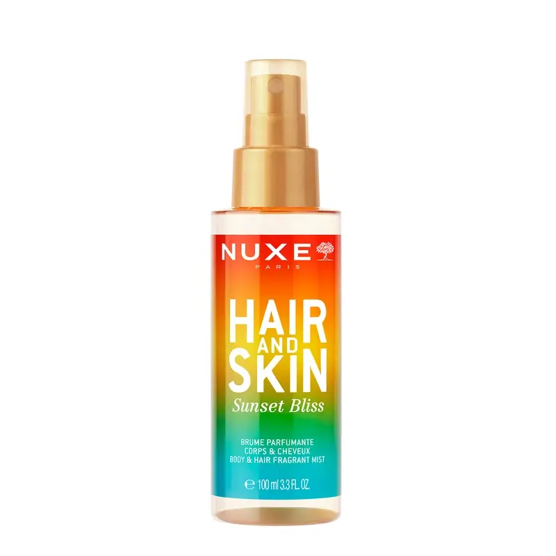 Nuxe Hair & Skin Sunset Bliss Brume parfumée pour le corps et les cheveux, 100 ml
