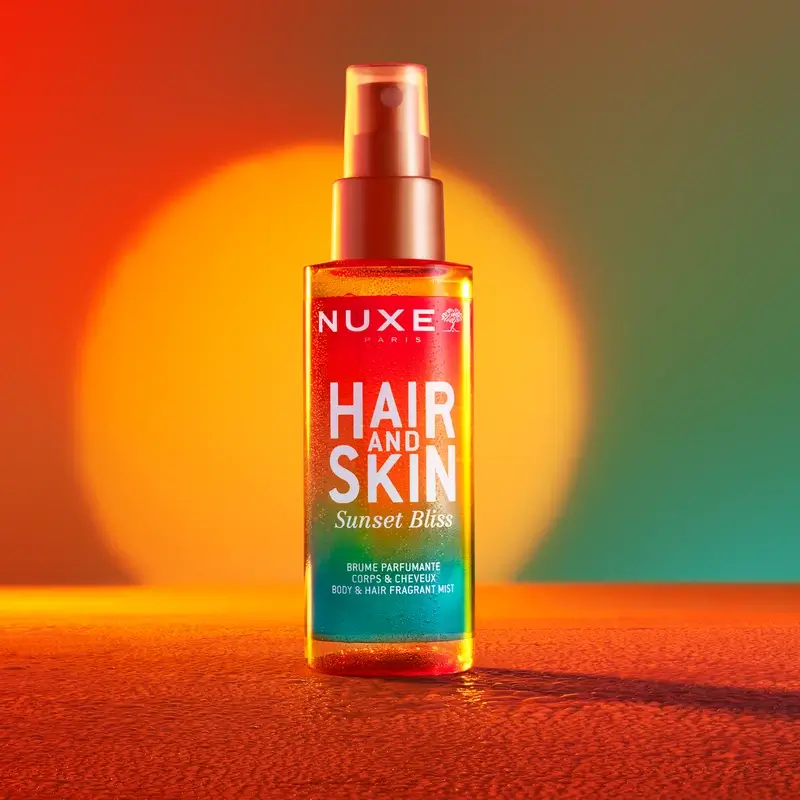 Nuxe Hair & Skin Sunset Bliss Brume parfumée pour le corps et les cheveux, 100 ml