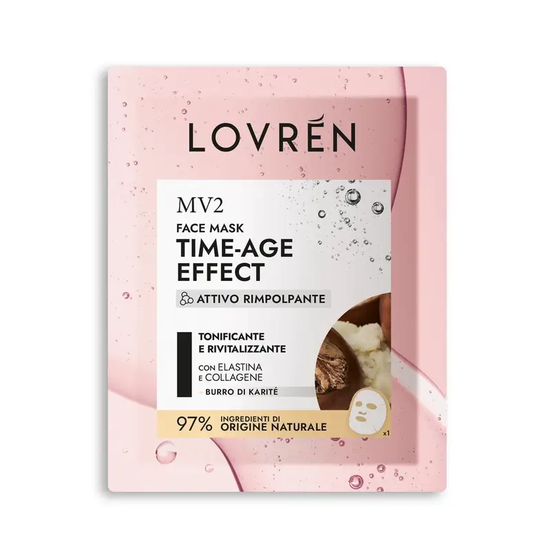 Lovrén Mv2 Masque pour le visage Effet du temps, 15 gr