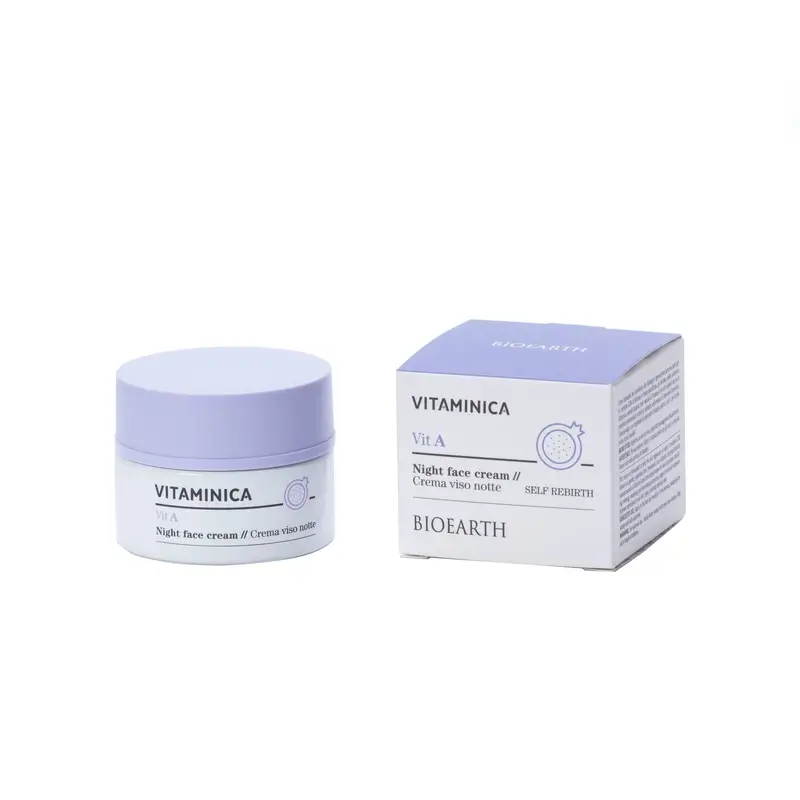 Bioearth Crème de nuit à la vitamine A, 50 ml