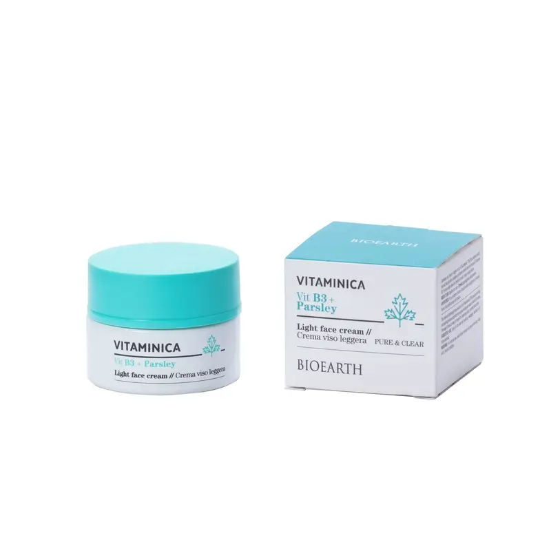 Bioearth Crème visage vitamine B3 et persil, 50 ml
