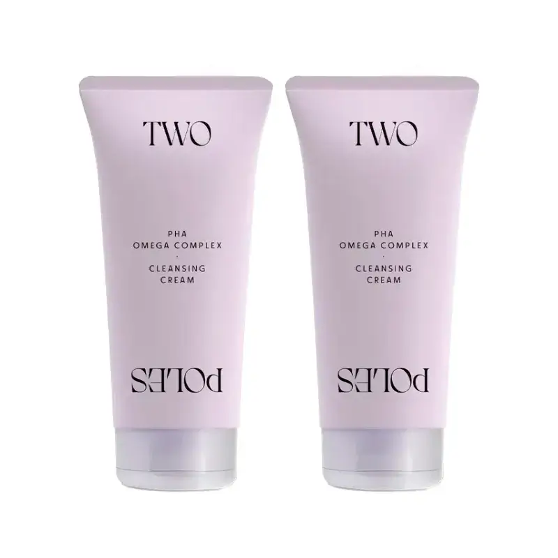 Two Poles Cleansing Cream, paquet de 2 x 100 ml