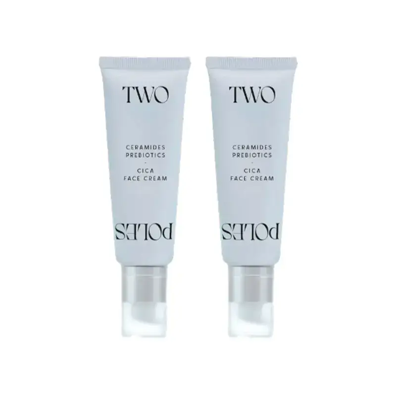 Two Poles Cica Face Cream , Pack 2 x 50 ml