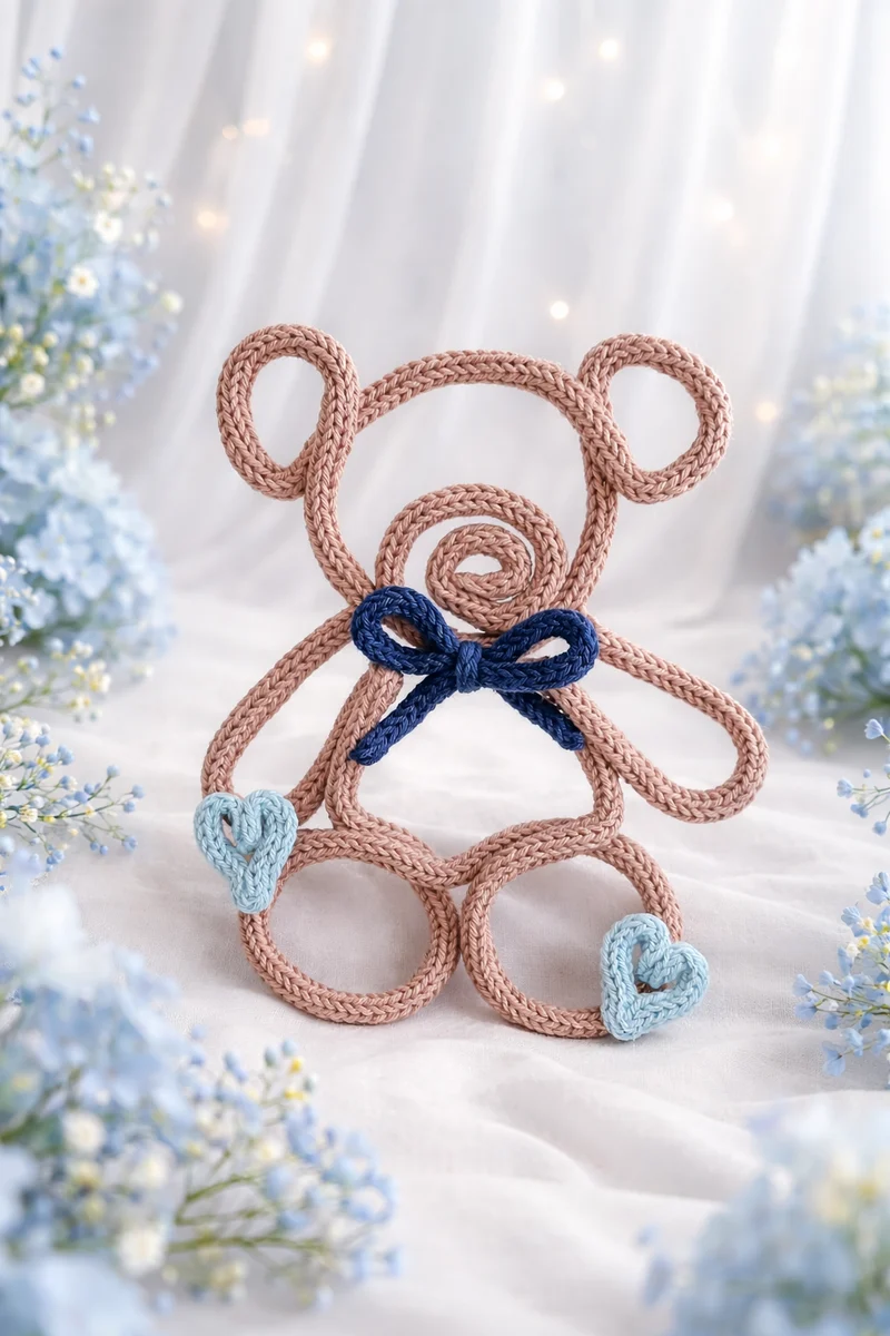 Ourson Rose ou Bleu