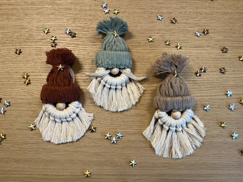 Lutins en macramé