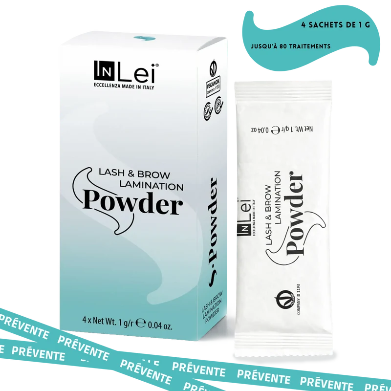 Poudre de traitement pour le lash lift coréen 4 x 1g - S-POWDER