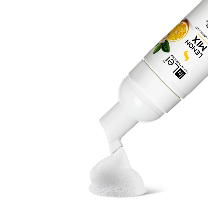 Mousse démaquillante douce pour cils et visage 50 ml - MOUSSE LEMON MIX