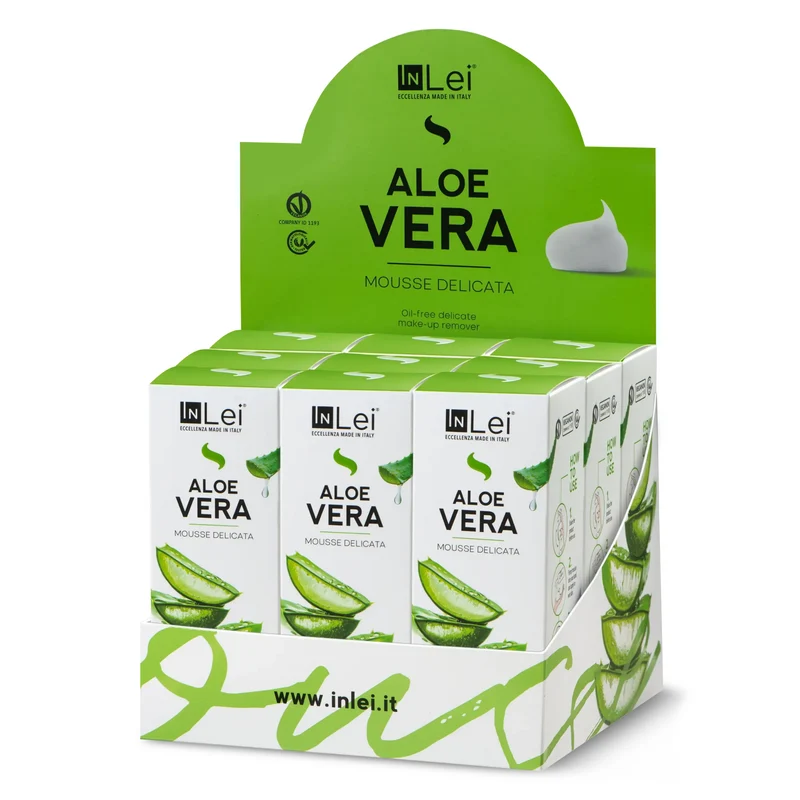 Mousse démaquillante douce pour cils et visage Pack 9 mousses - MOUSSE ALOE VERA NEW 100 ml