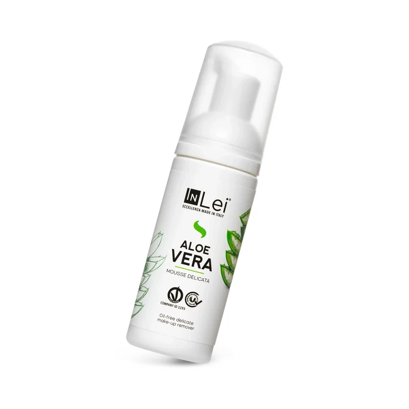 Mousse démaquillante douce pour cils et visage 50 ml - MOUSSE ALOE VERA NEW