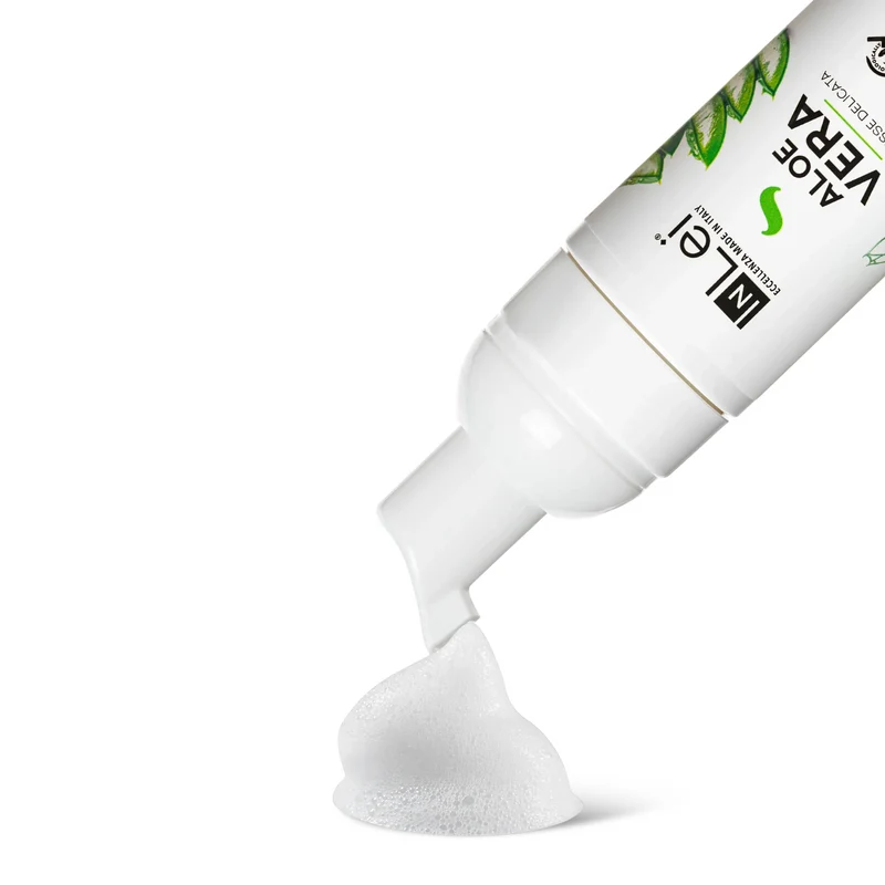Mousse démaquillante douce pour cils et visage 50 ml - MOUSSE ALOE VERA NEW