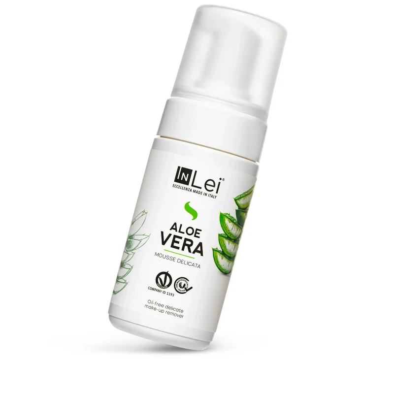 Mousse démaquillante douce pour cils et visage 100 ml - MOUSSE ALOE VERA NEW
