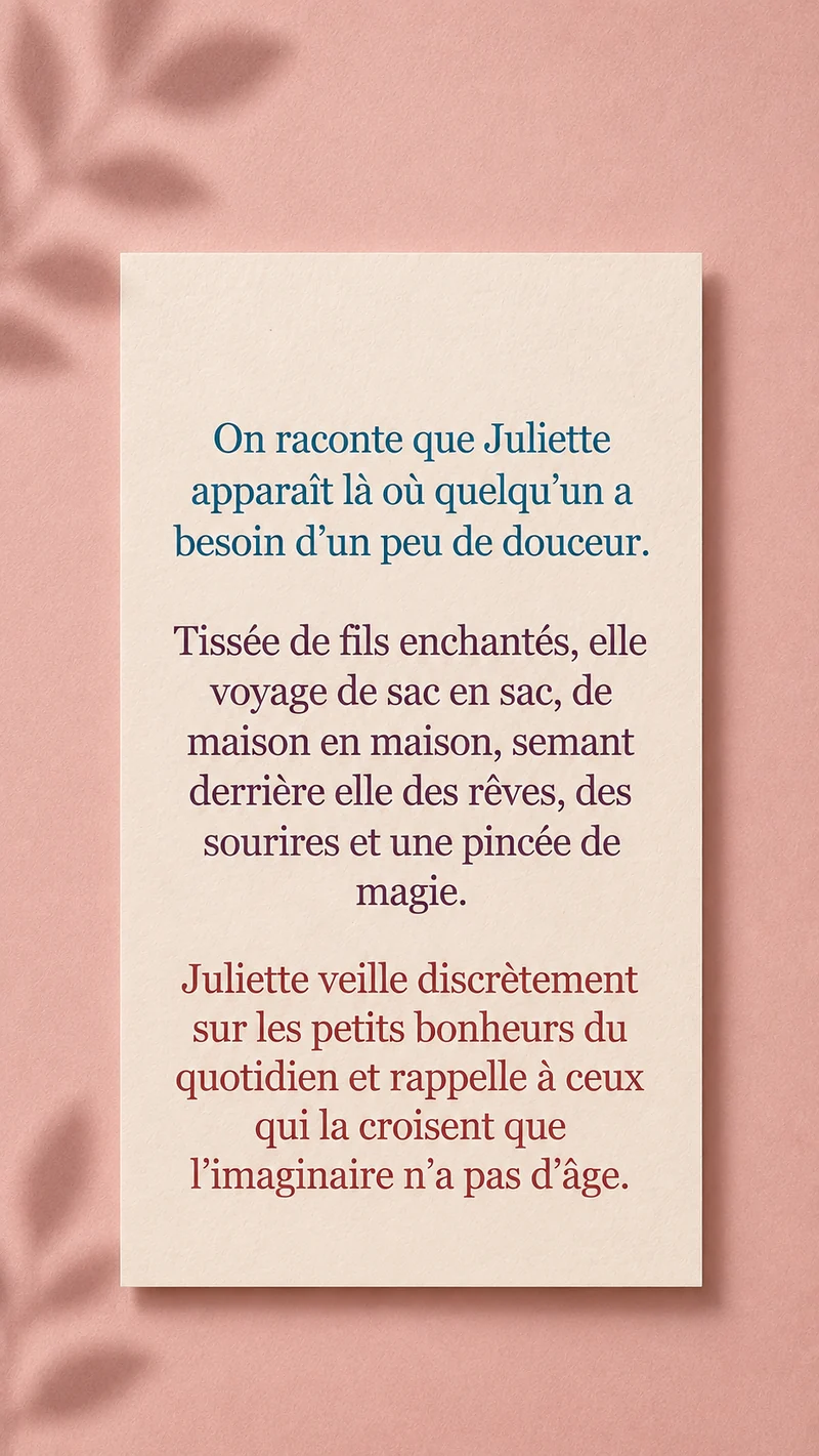 Juliette poupée de fils