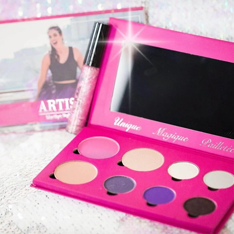 Palette de maquillage rose/mauve ARTIST