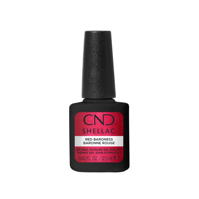 CND Shellac, Red Baroness, 0.42 fl oz