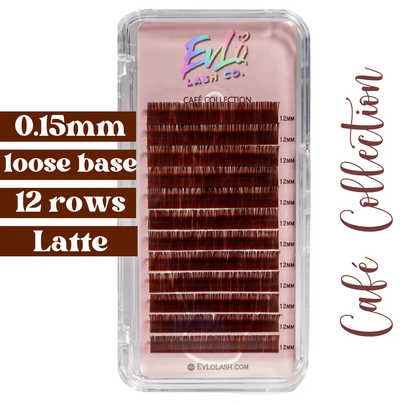 0.15 ☕️ Brown Classic Single Length Lash Trays