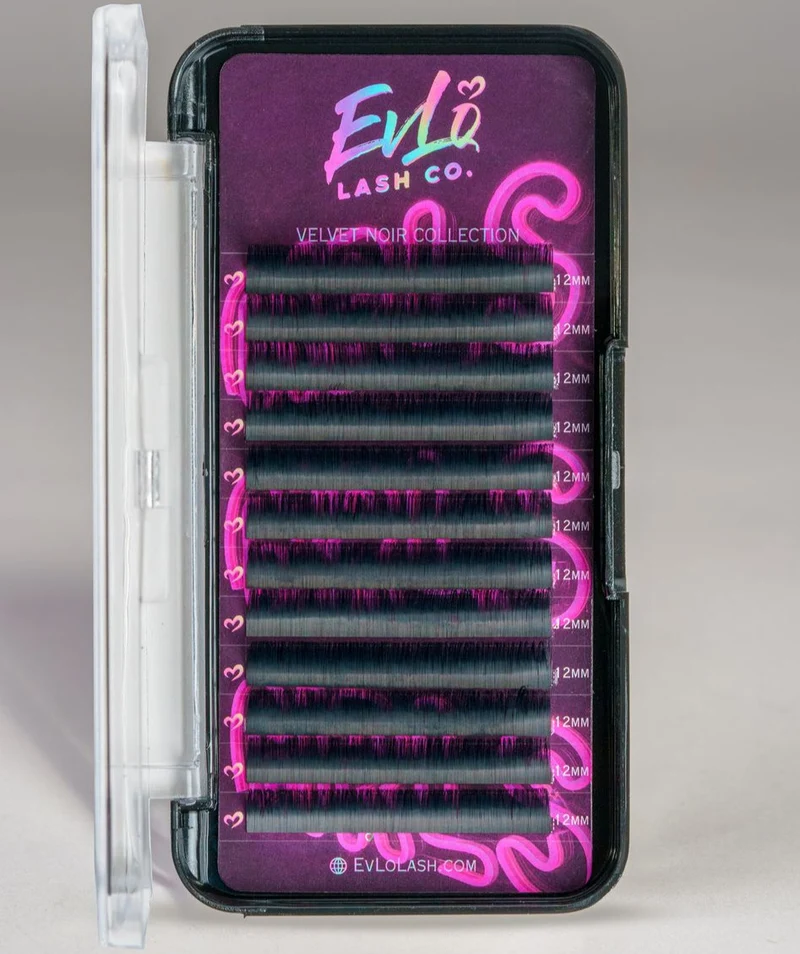 0.02 - Velvet Noir - Single Length Lash Trays