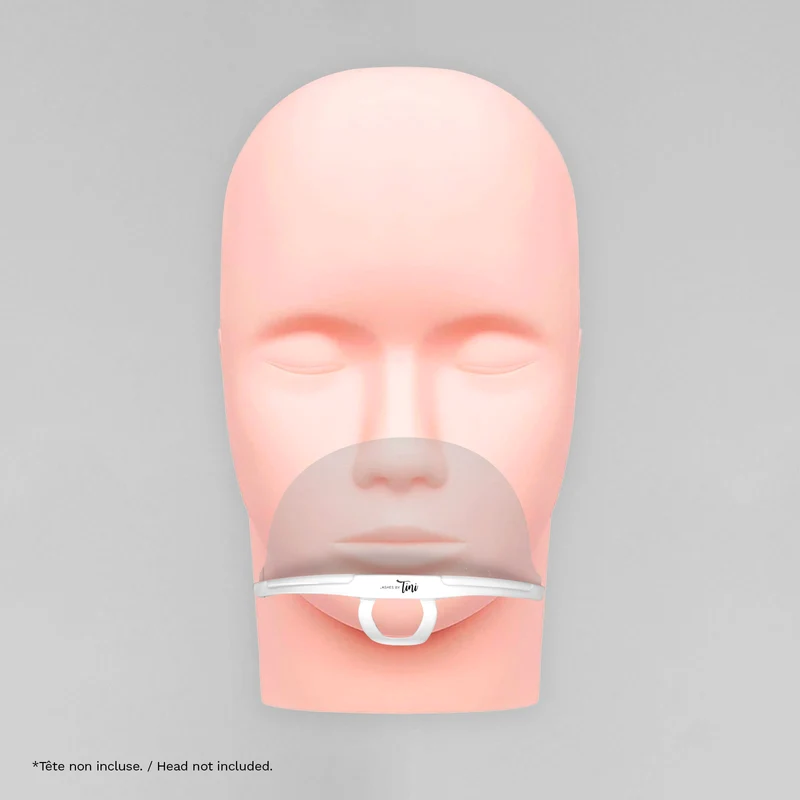 Visière de protection transparente et réutilisable