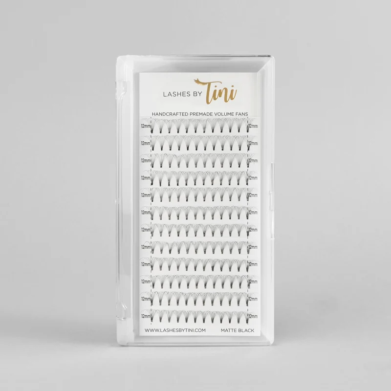 Éventails de volume Pre-Made – 10D CC-0,04 (Base plate – Tige courte)