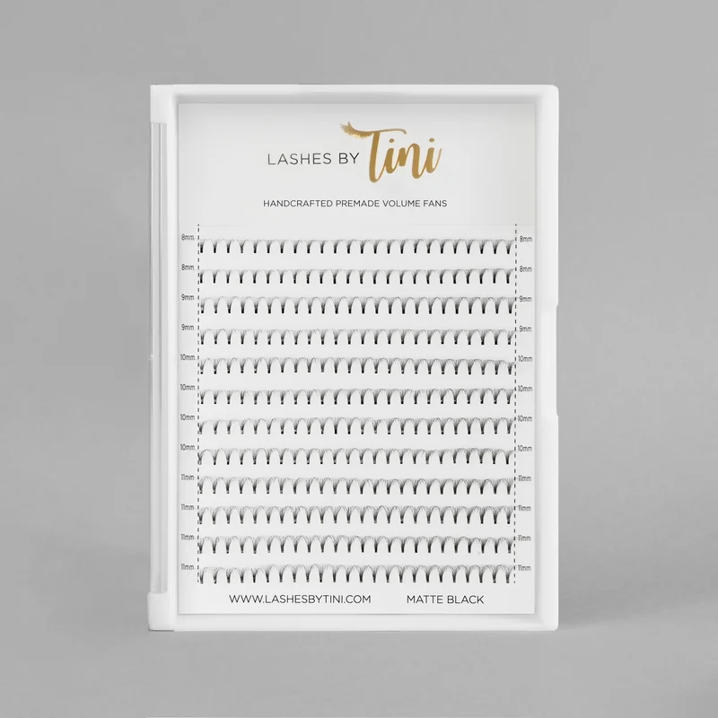 Éventails de volume Pre-Made – 10D CC-0,04 (Base plate – Tige courte)