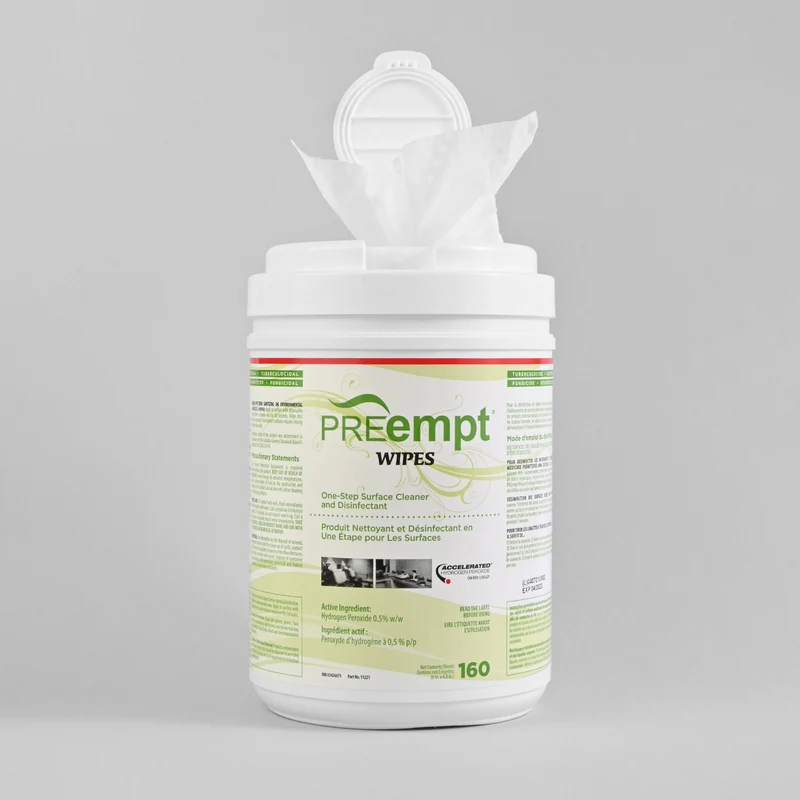 PREempt - Lingettes désinfectantes (160 feuilles)