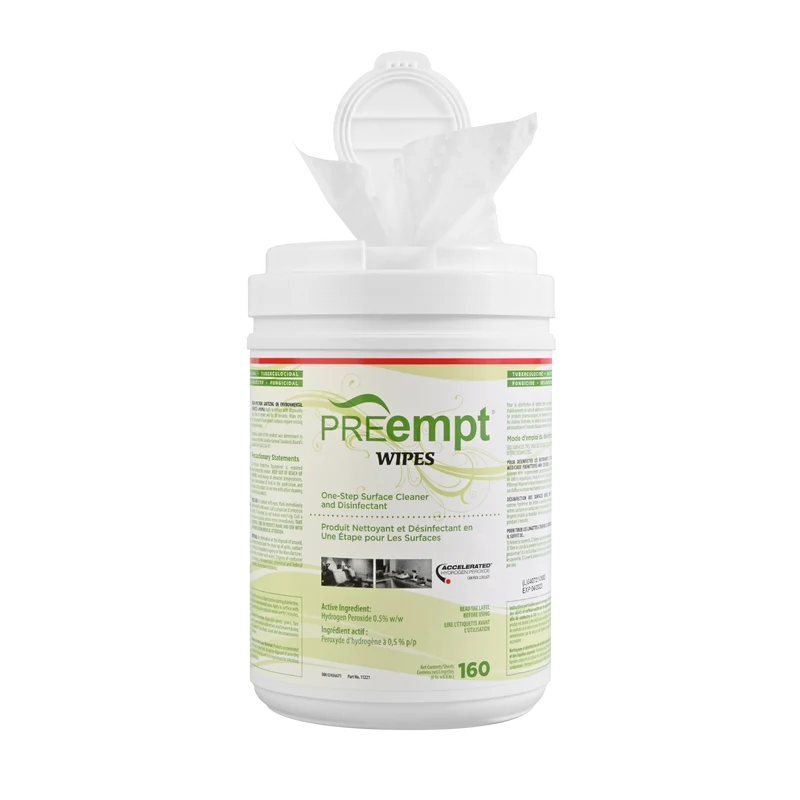 PREempt - Lingettes désinfectantes (160 feuilles)