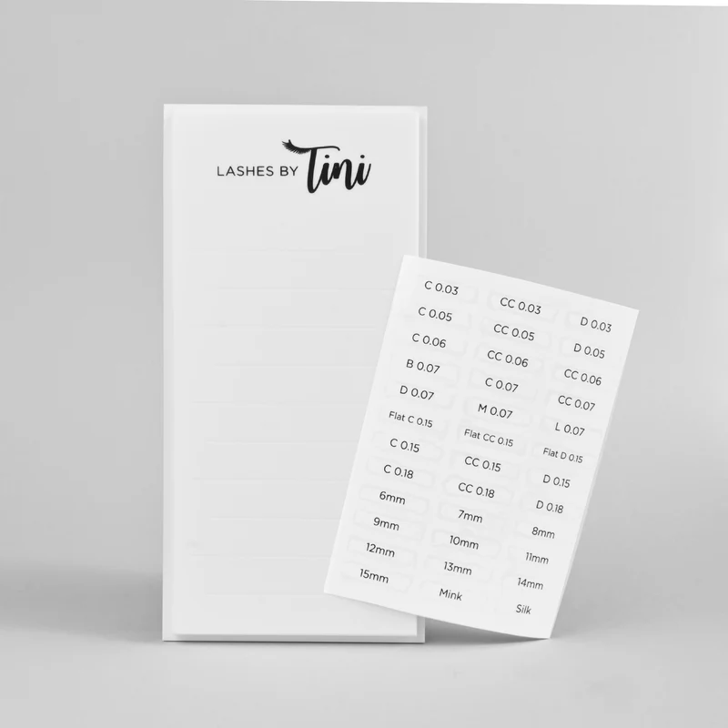 Tuile pour cils avec couvercle - Fini mat / Anti-reflet