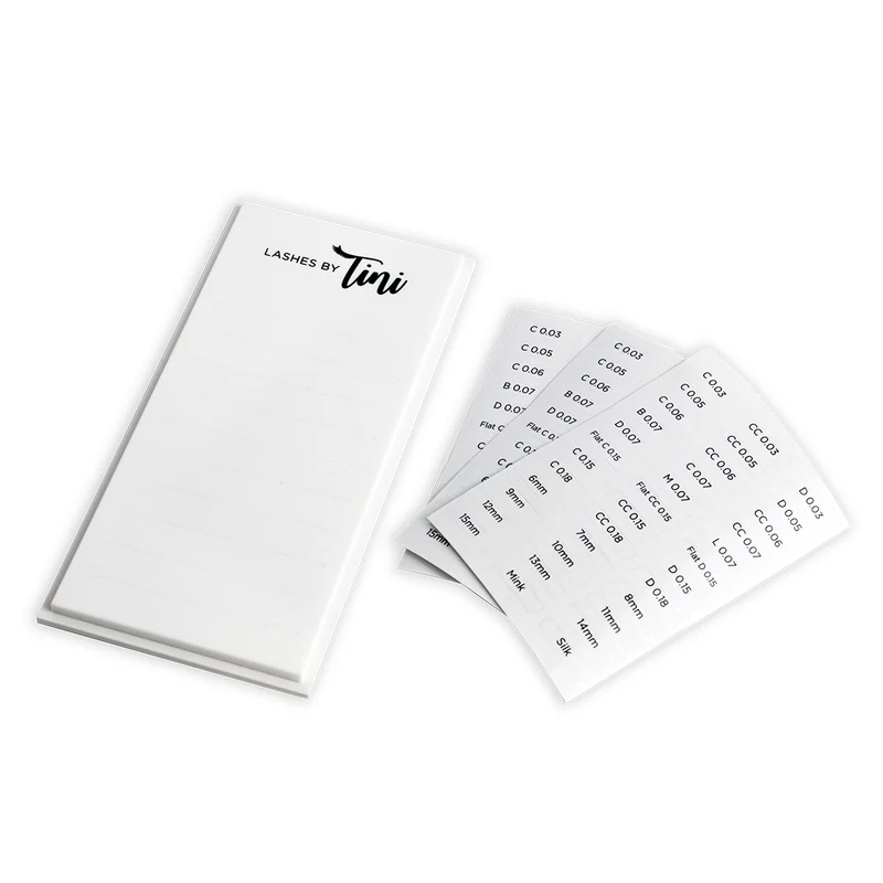 Tuile pour cils avec couvercle - Fini mat / Anti-reflet
